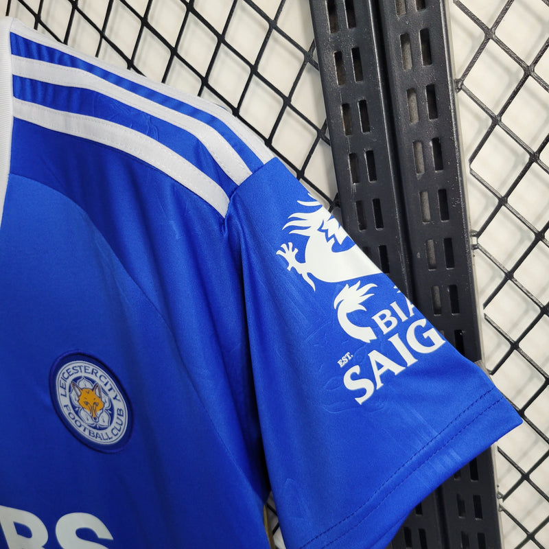 Camisa Leicester Home 23/24 Adidas Torcedor Masculina - Lançamento - My Store