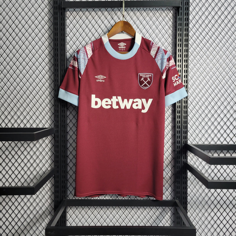 Camisa West Ham Titular 22/23 - Versão Torcedor - My Store