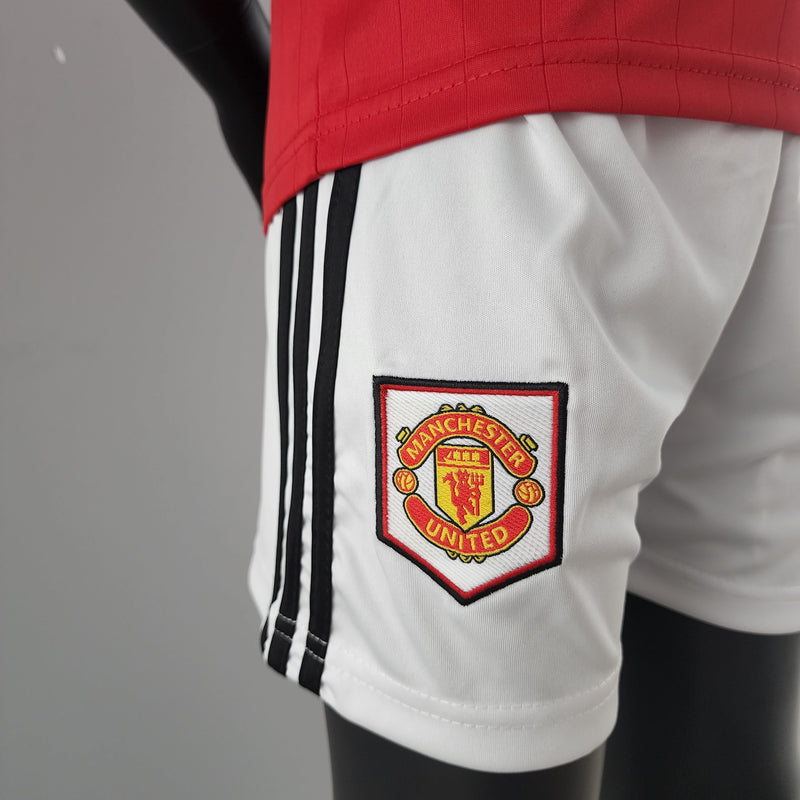 Kit Infantil Manchester United Titular 22/23 - My Store