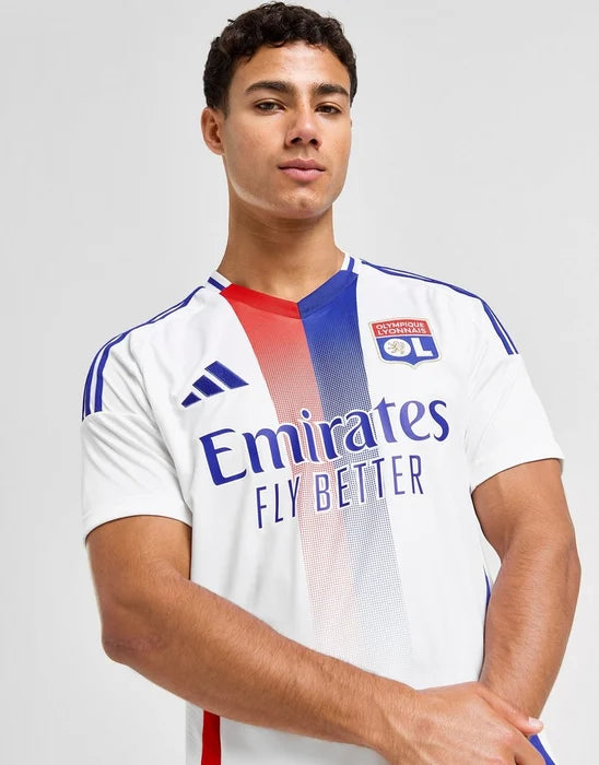 Camisa Lyon Home 24/25 - Adidas Torcedor Masculina - Lançamento