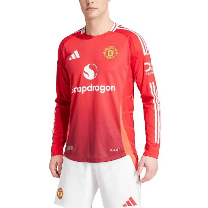 Camisa Manchester unietd Home manga longa 24/25 Adidas - Versão torcedor lançamento