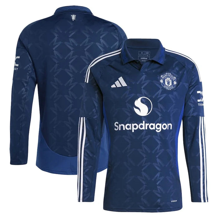 Camisa Manchester unietd Away manga longa 24/25 Adidas - Versão torcedor lançamento