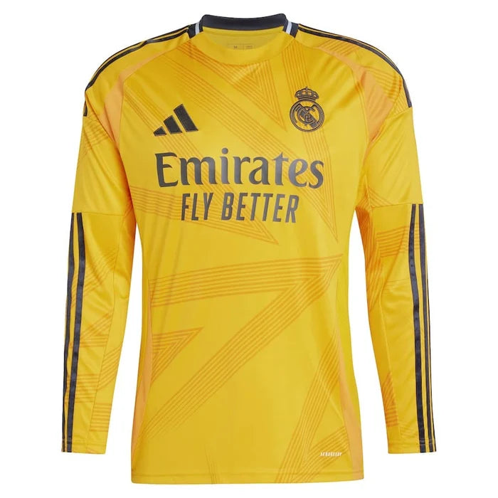 Camisa Real Madrid Away manga longa 24/25 Adidas - Versão torcedor lançamento