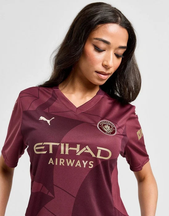 Camisa Manchester City  Away 24/25 - Puma Feminina