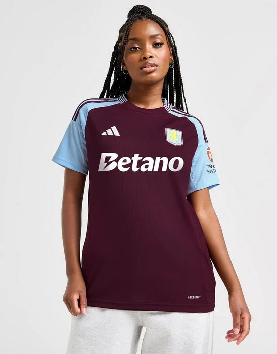 Camisa Aston vila Home  24/25 - Adidas Feminina