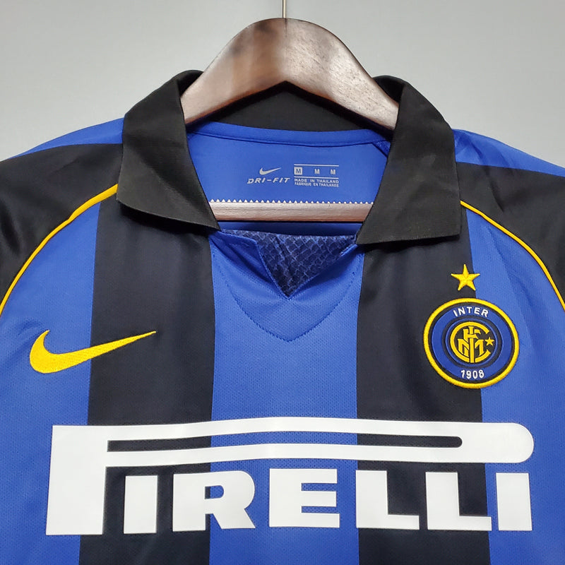 Camisa Inter de Milão Titular 01/02 - Versão Retro - My Store