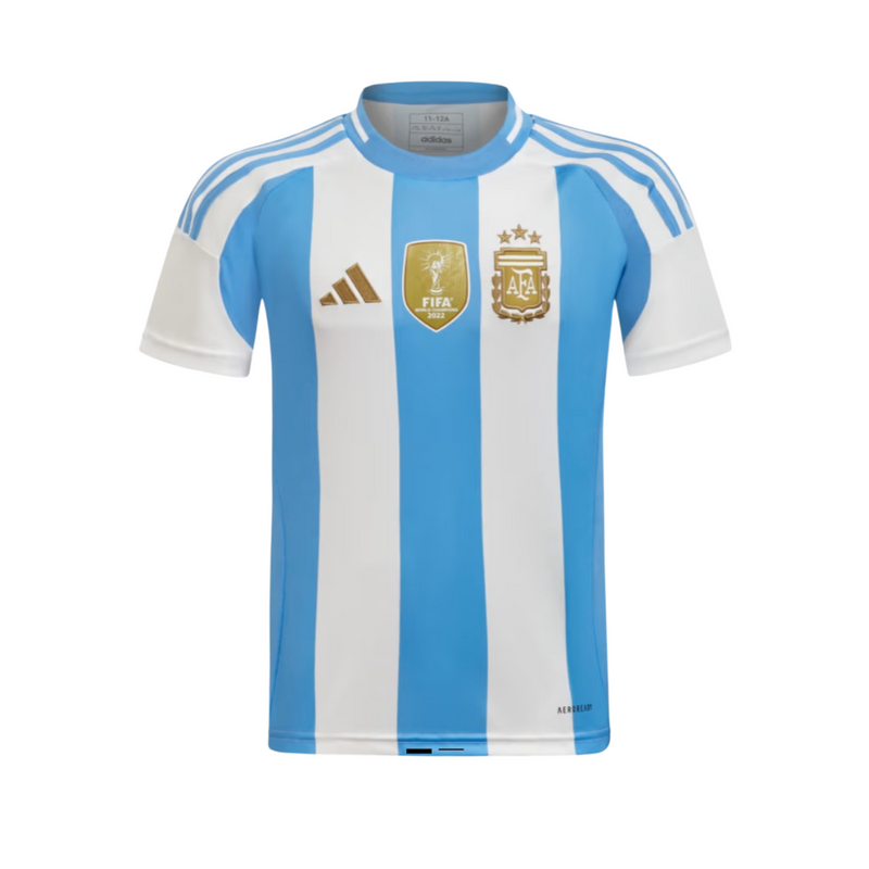 Camisa Argentina Home + Patch 24/25 - Adidas Torcedor Masculina