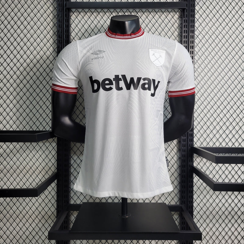 Camisa West Ham Away 23/24 - Umbro Jogador Masculino - My Store