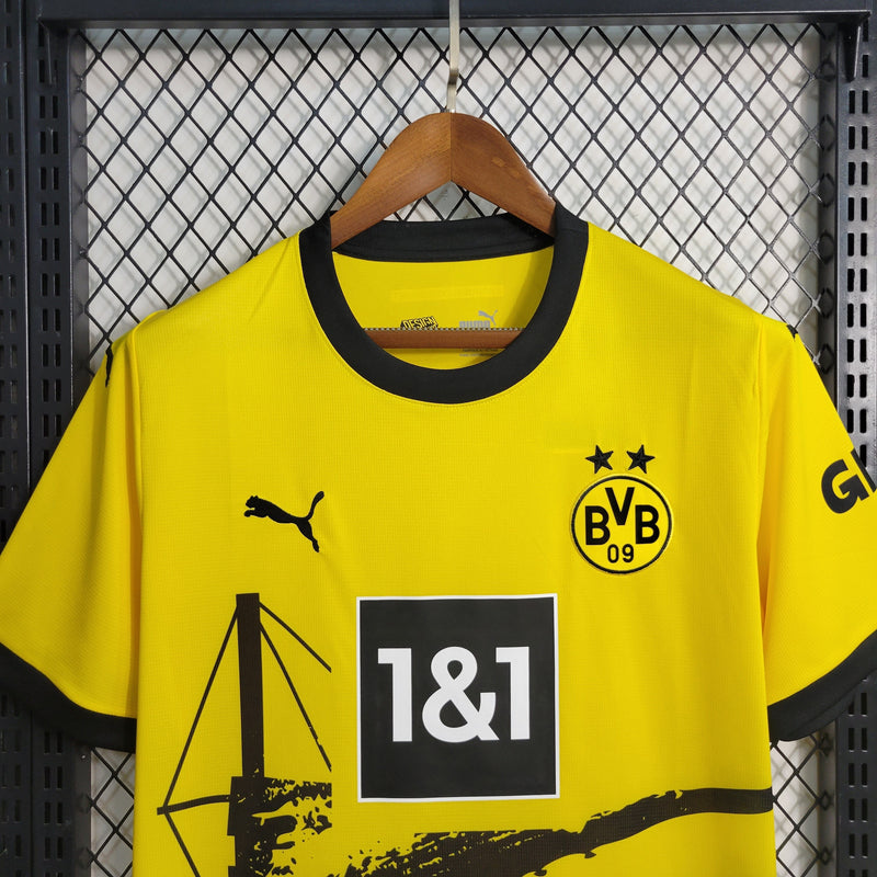 Camisa Borussia Dortmund Home 23/24 - Puma Torcedor Masculina - Lançamento - My Store