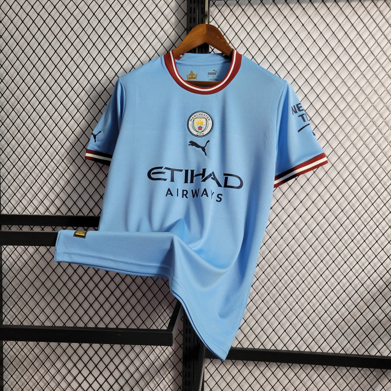 Manchester City Home 22/23 - Puma Torcedor Masculina - My Store