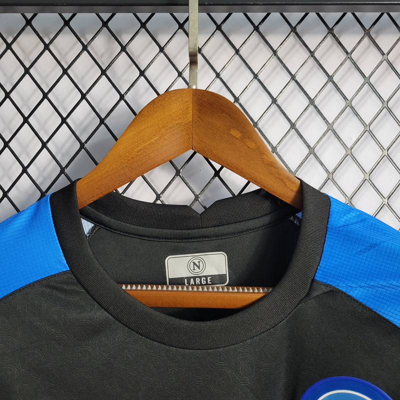 Camisa Napoli Treino Preta 22/23 - Versão Torcedor - My Store