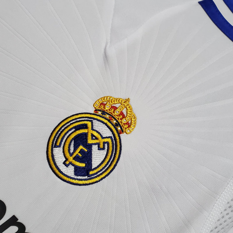 Camisa Real Madrid Titular 10/11 - Versão Retro Manga Comprida - My Store