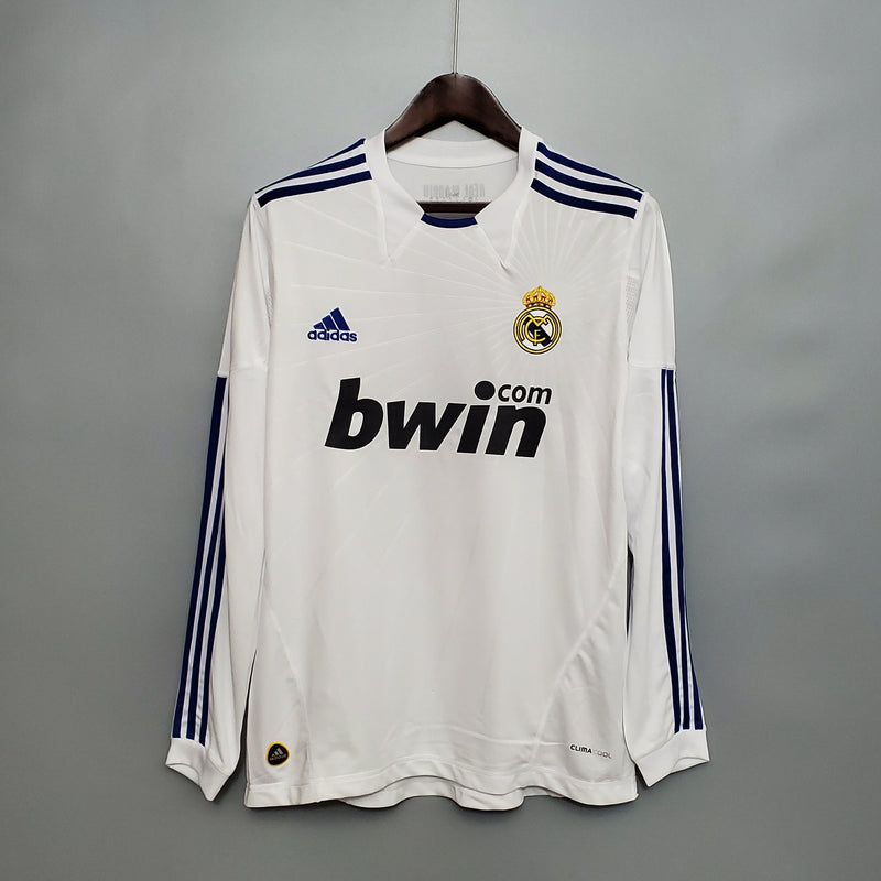 Camisa Real Madrid Titular 10/11 - Versão Retro Manga Comprida - My Store