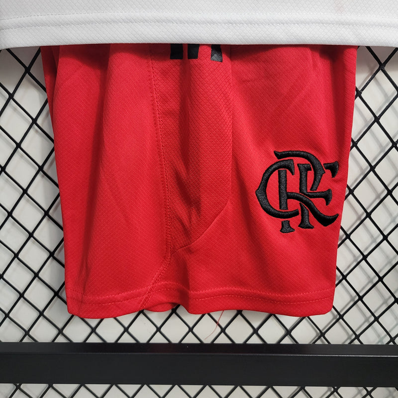 Kit Infantil Flamengo Treino 23/24 - Branco - My Store