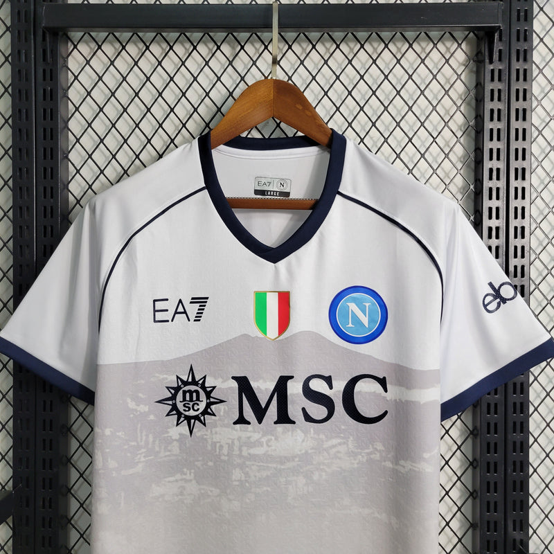 Camisa Napoli Away 23/24 EA7 Torcedor Masculina - My Store