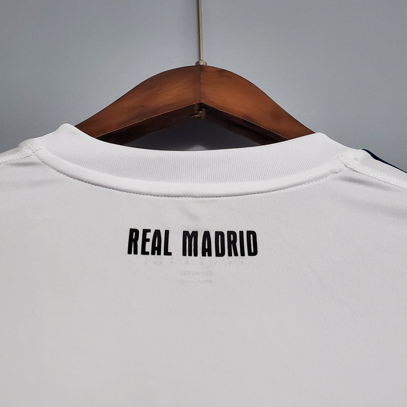 Camisa Real Madrid Titular 10/11 - Versão Retro Manga Comprida - My Store