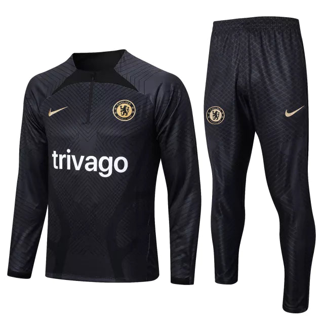 Conjunto de Treino do Chelsea 22/23 Preto - My Store