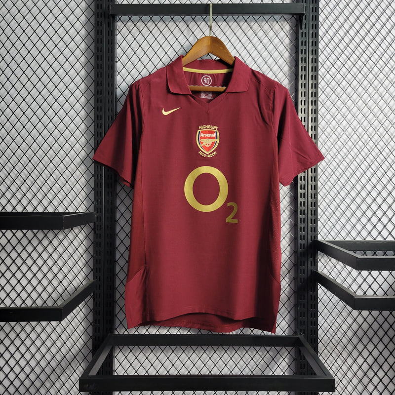 Camisa Arsenal Titular 05/06 - Versão Retro - My Store