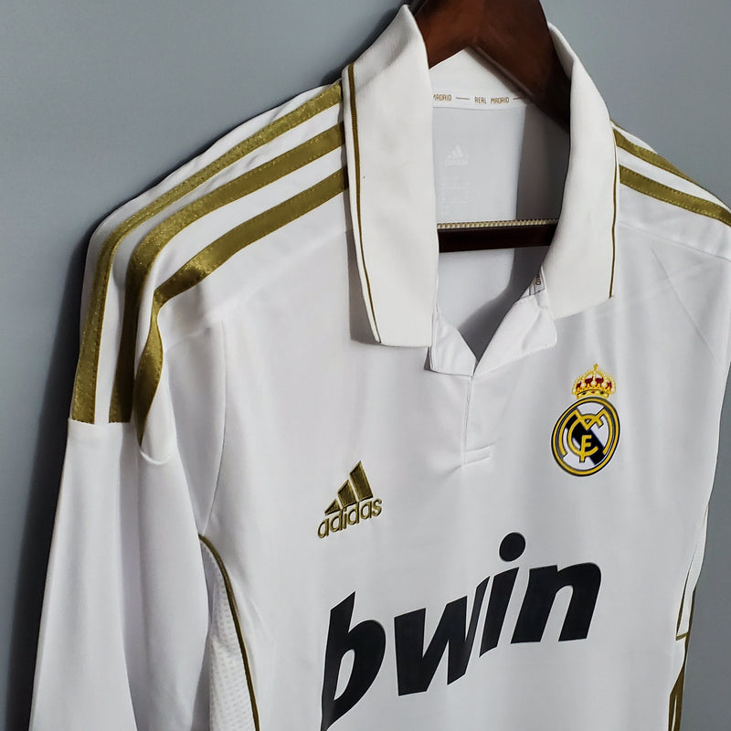 Camisa Real Madrid Titular 11/12 - Versão Retro Manga Comprida - My Store