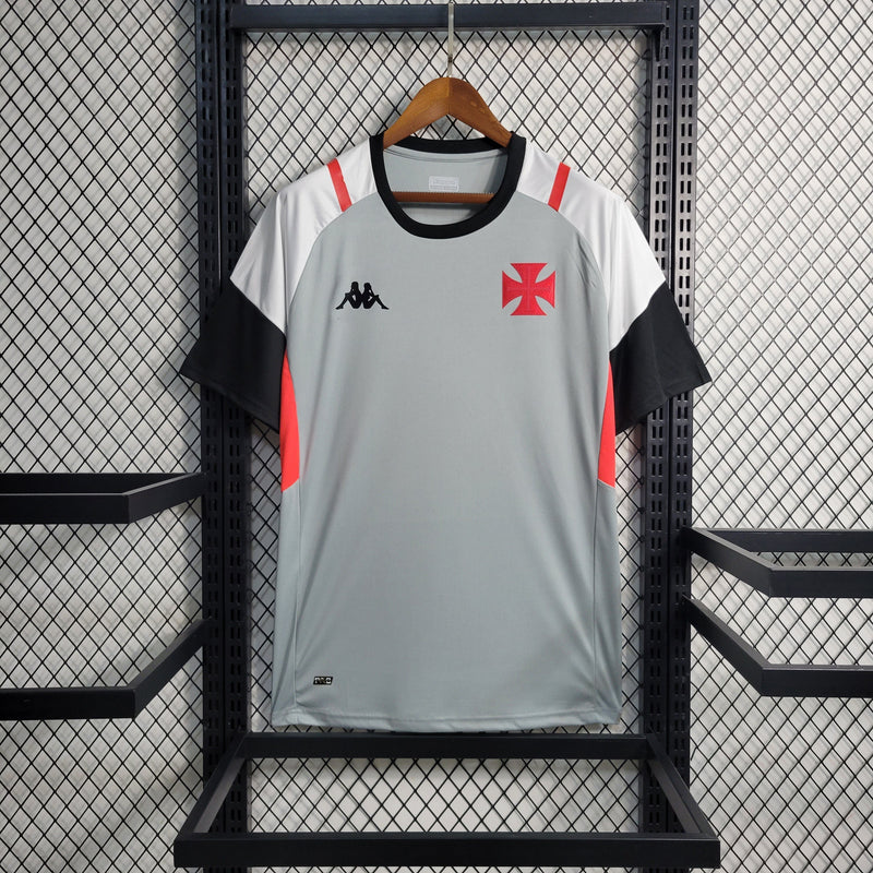 Camisa Vasco Treino 23/24 - Kappa Torcedor Masculina - Cinza - My Store