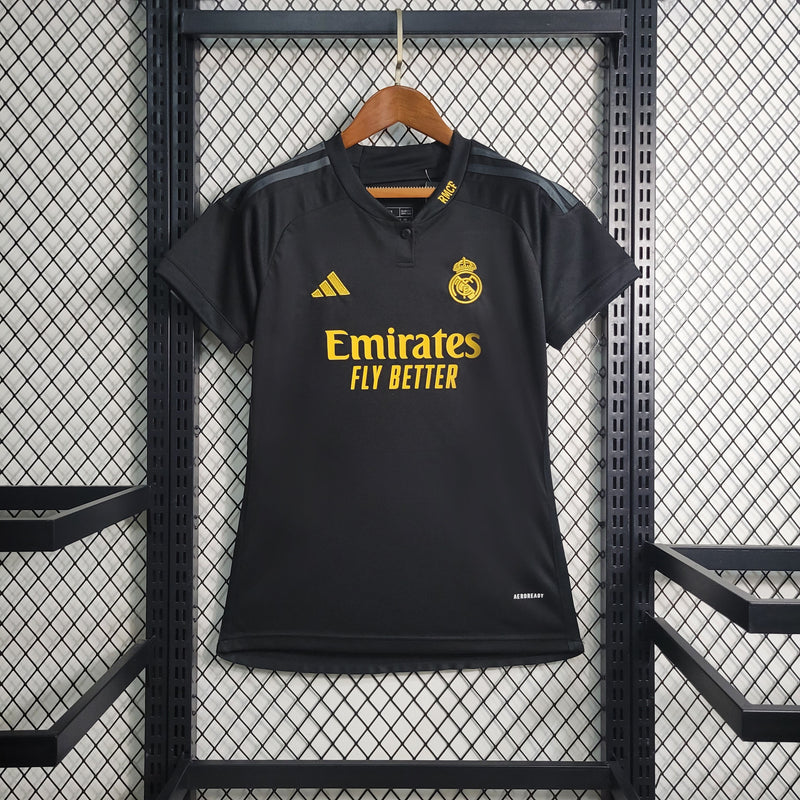 Camisa Real Madrid Away III 23/24 - Adidas Torcedor Feminina - My Store