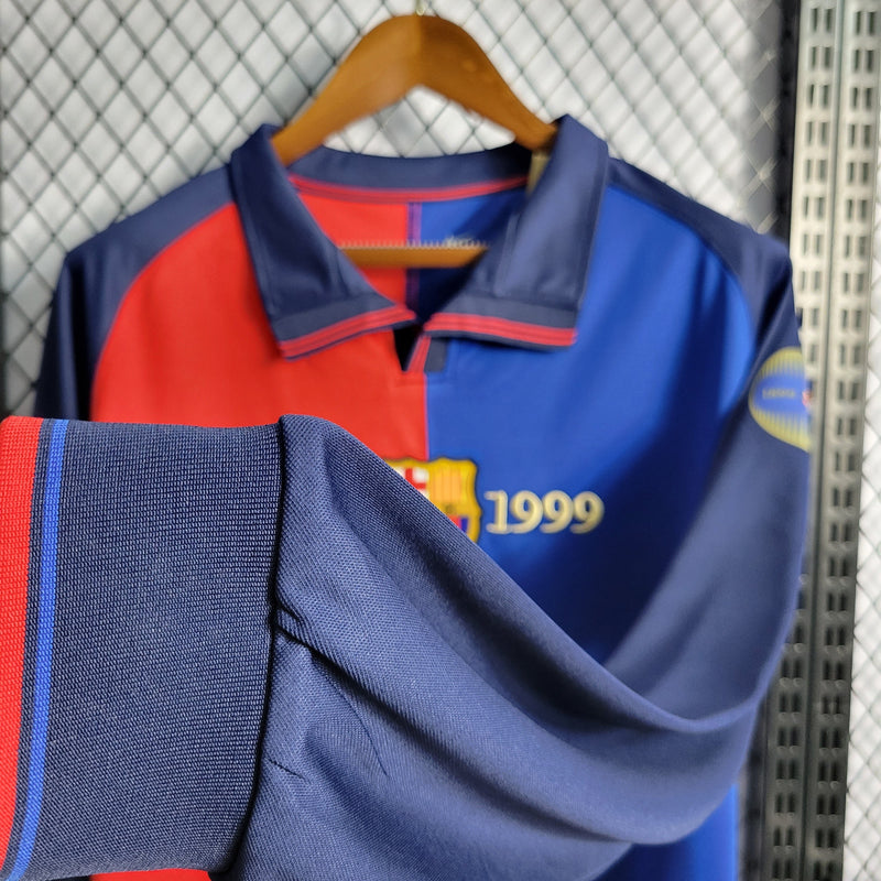 Camisa Barcelona Edição Comemorativa 100 Anos - Versão Retro Manga Comprida - My Store