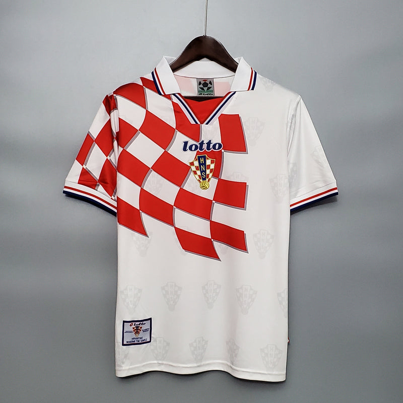 Camisa Croácia 1998 Titular - Versão Retro - My Store