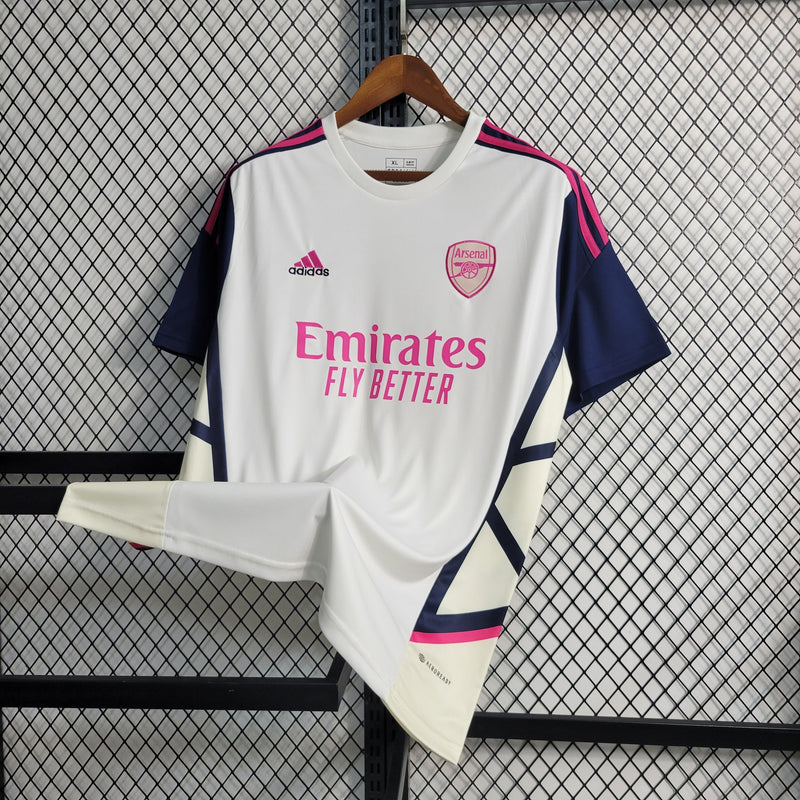 Camisa Arsenal Treino Branco 23/24 - Adidas Torcedor Masculina - Lançamento - My Store