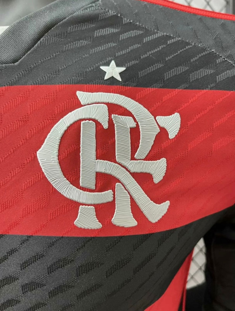 Camisa Flamengo + Patrocínio manga longa  24/25 Adidas - Versão jogador lançamento