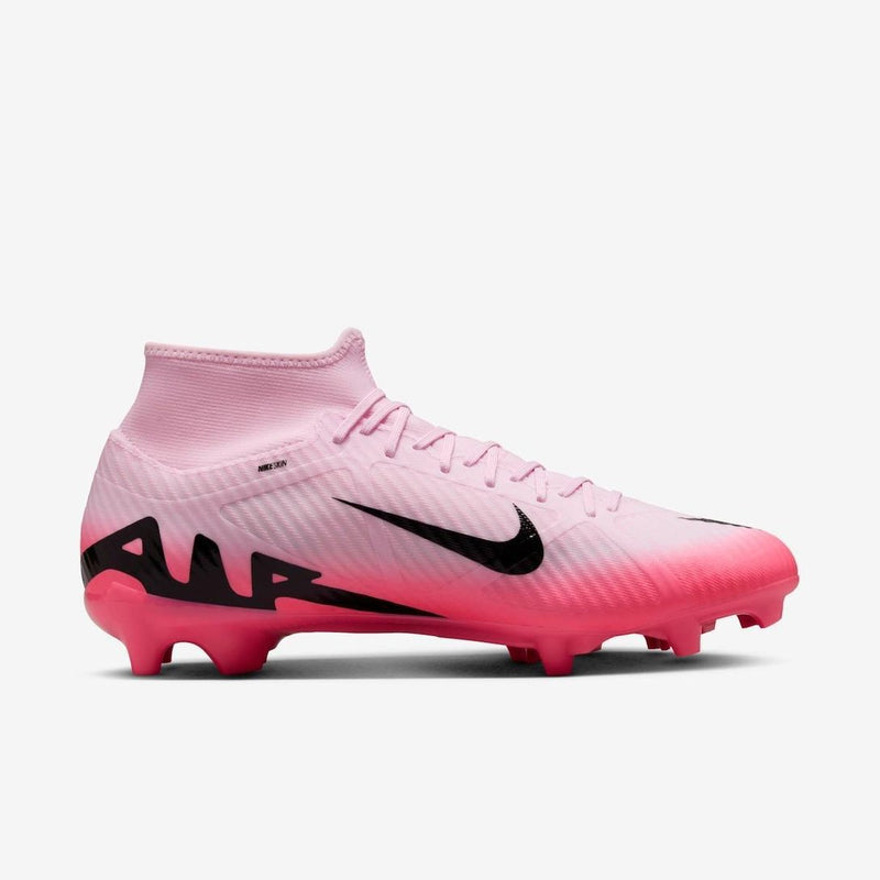 Chuteira Nike zoom mercúrial Superfly 9 academy - Campo Rosa