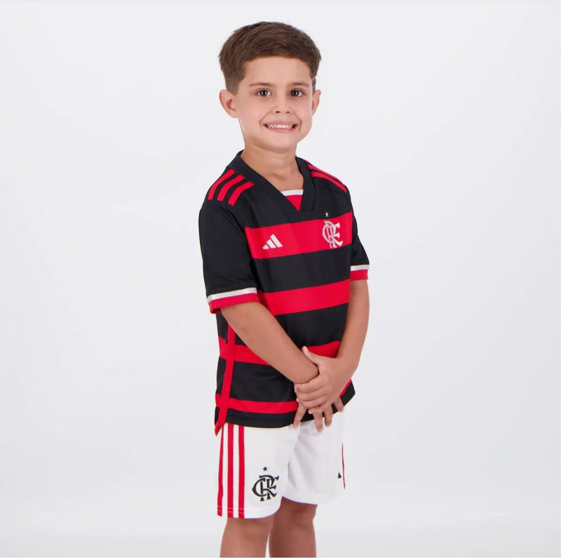 Kit Infantil Flamengo Home 24/25 - Adidas lançamento