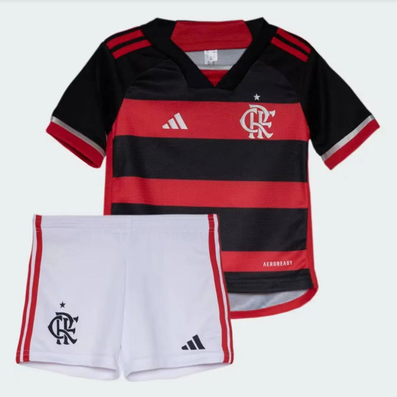 Kit Infantil Flamengo Home 24/25 - Adidas lançamento