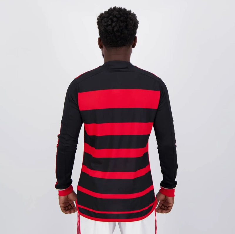 Camisa Flamengo Home manga longa 24/25 Adidas - Versão torcedor lançamento