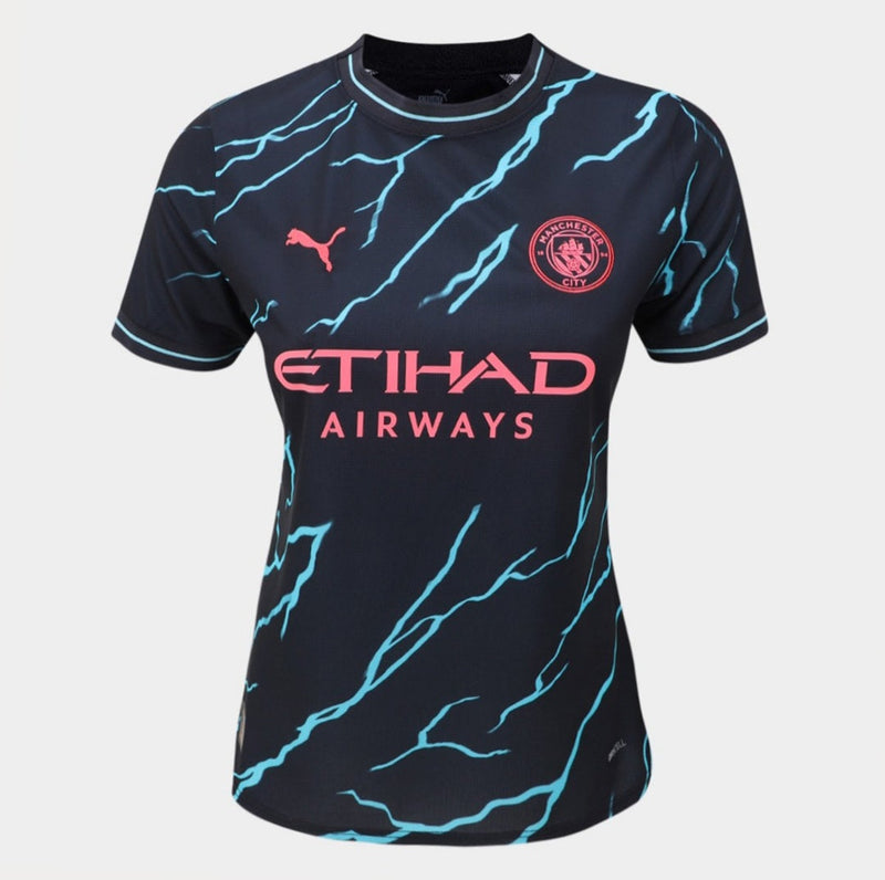 Camisa Manchester City Treino 23/24 - Puma Torcedor Feminino - Lançamento