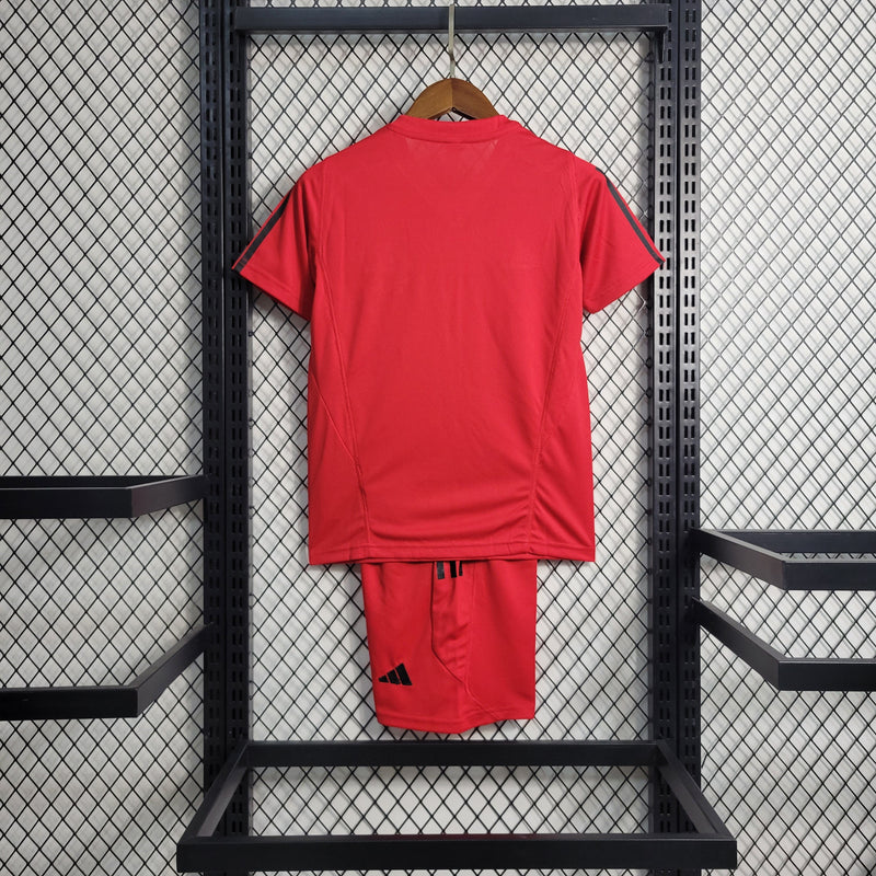 Kit Infantil Flamengo Treino 23/24 - Vermelho - My Store