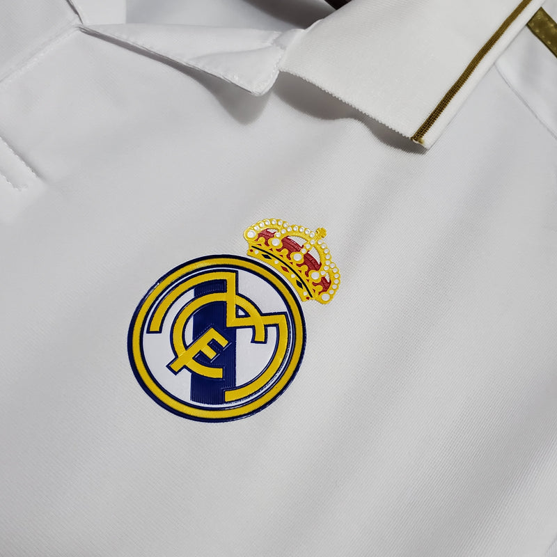 Camisa Real Madrid Titular 11/12 - Versão Retro Manga Comprida - My Store