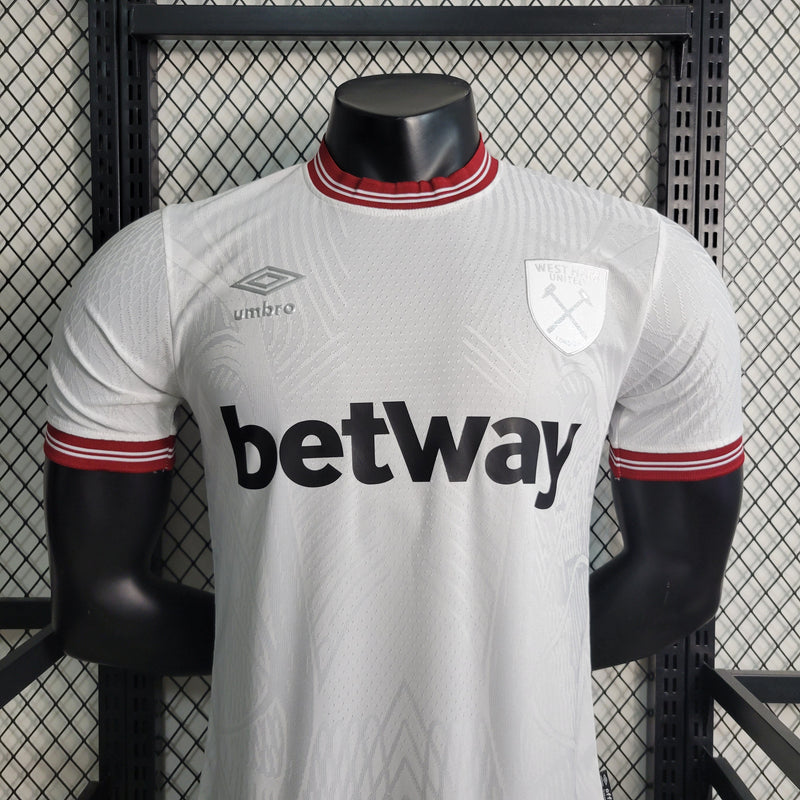 Camisa West Ham Away 23/24 - Umbro Jogador Masculino - My Store