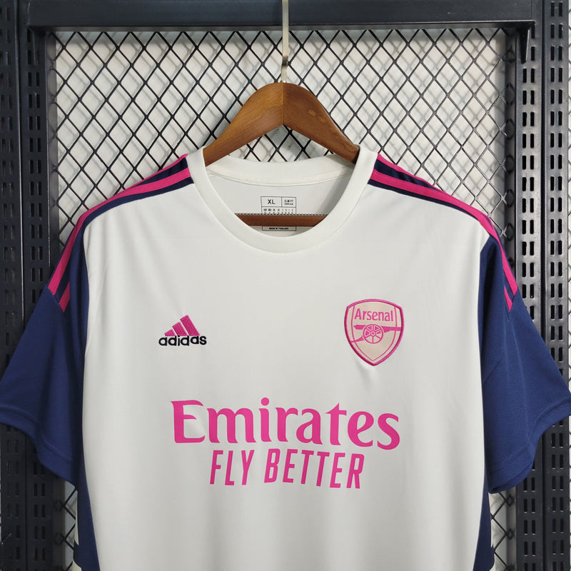 Camisa Arsenal Treino Branco 23/24 - Adidas Torcedor Masculina - Lançamento - My Store