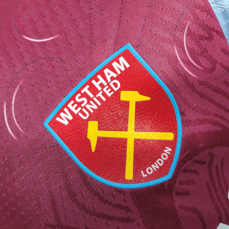 Camisa West Ham Home 23/24 - Umbro Jogador Masculino - My Store