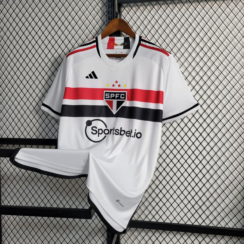 Camisa São Paulo Home 23/24 - Adidas Torcedor Masculina - Lançamento - My Store