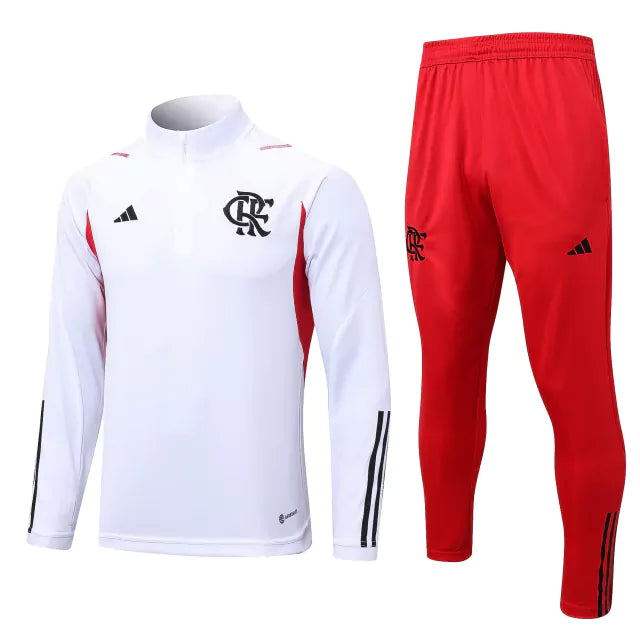 Conjunto de Treino do Flamengo 23/24 Branco - My Store