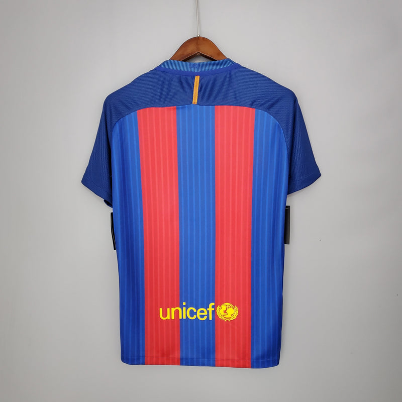 Camisa Barcelona Titular 16/17 - Versão Retro - My Store