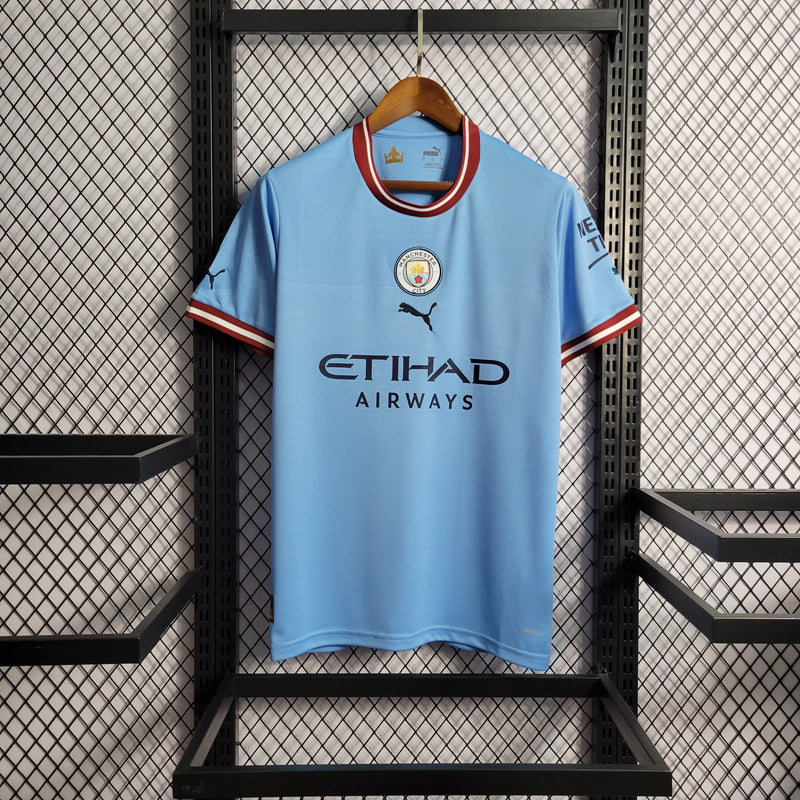 Manchester City Home 22/23 - Puma Torcedor Masculina - My Store