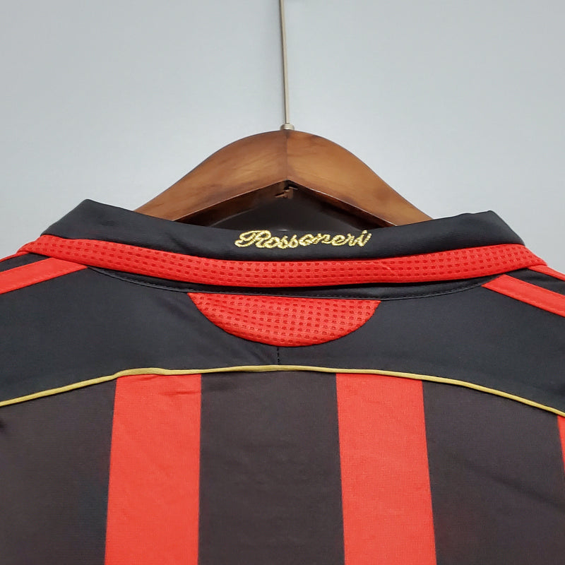 Camisa Milan 06/07 manga longa -  Versão Retro