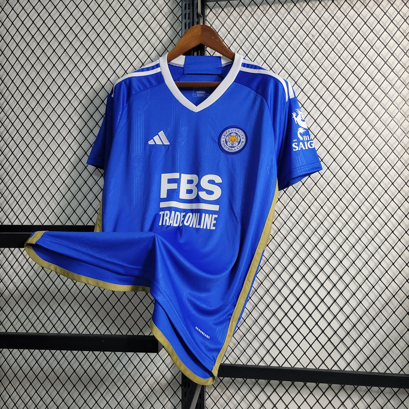 Camisa Leicester Home 23/24 Adidas Torcedor Masculina - Lançamento - My Store