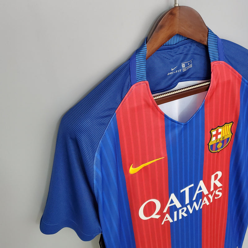 Camisa Barcelona Titular 16/17 - Versão Retro - My Store