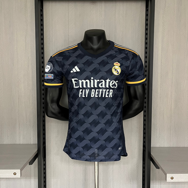 Camisa Real Madrid Away + Patch Champions League
Foundation 24/25 - Adidas Jogador Masculina - Lançamento