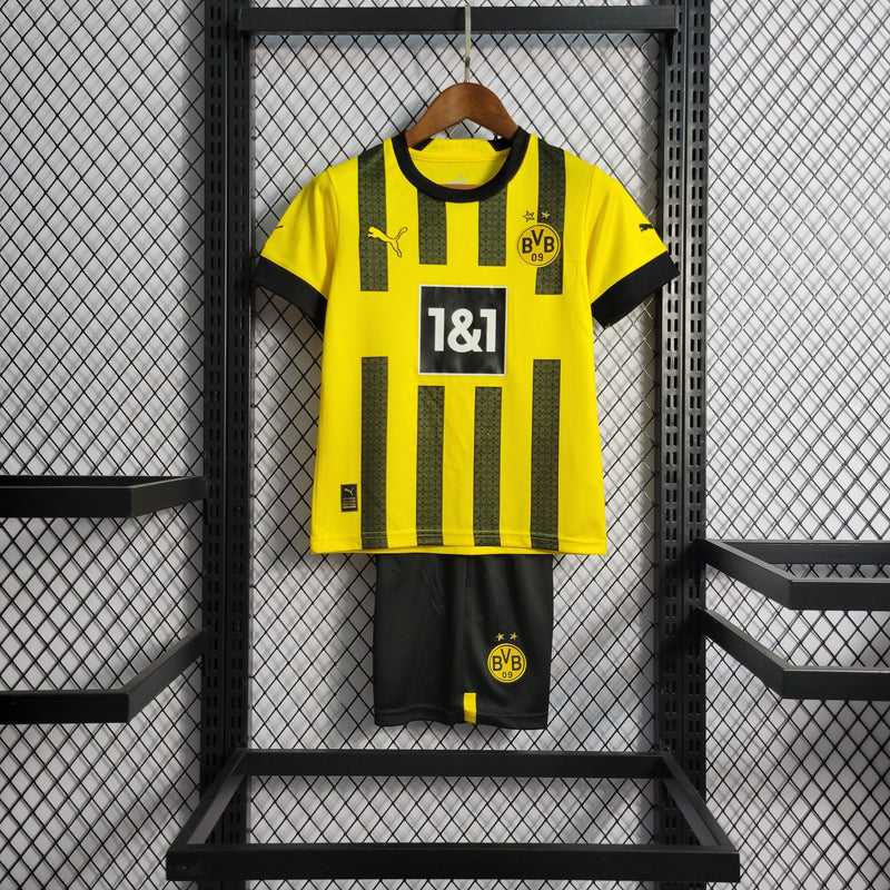 Kit Infantil Borussia Dortmund Titular 22/23 - My Store