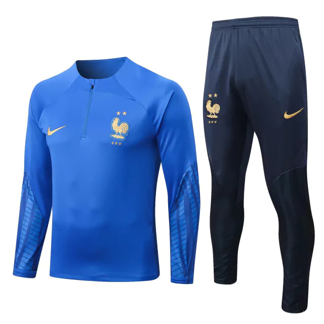 Conjunto de Treino França 2023 Azul - My Store