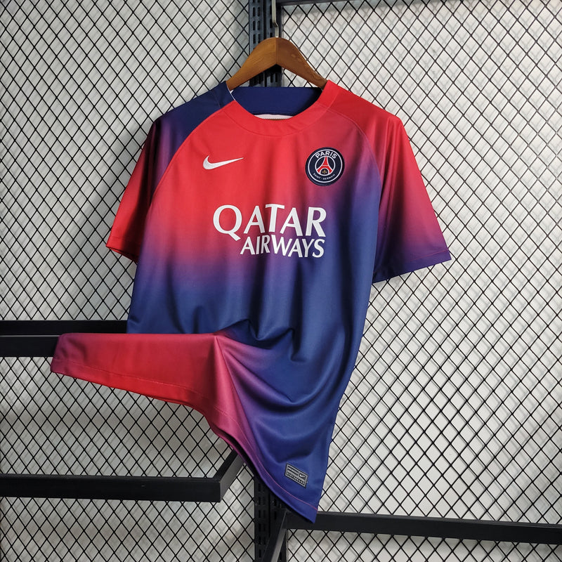 Camisa PSG Treino Vermelha e Azul 23/24 Torcedor - My Store